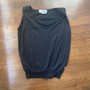 Yves Saint Laurent Black Knit Tank